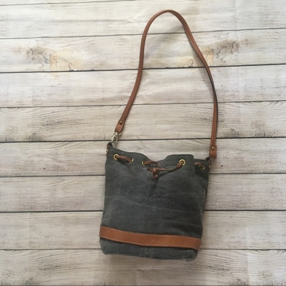 Davey's Handbags - Davey’s | Canvas and Leather Crossbody Bag